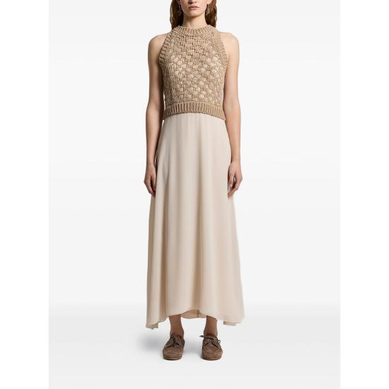 26SS 페세리코 롱 원피스 A82140F03 9308B 46B NEUTRALS - PESERICO