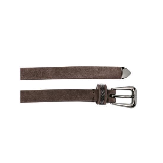 26FW 브루넬로 쿠치넬리 레귤러 벨트 M0DELC149P C9885 BROWN - BRUNELLO CUCINELLI