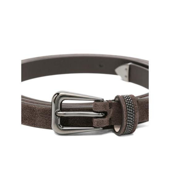 26FW 브루넬로 쿠치넬리 레귤러 벨트 M0DELC149P C9885 BROWN - BRUNELLO CUCINELLI