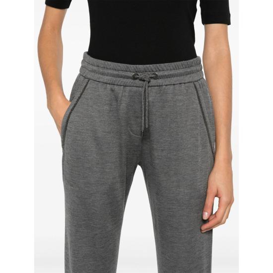 26FW 브루넬로 쿠치넬리 트레이닝/조거 팬츠 MP828SB899 C572 GREY - BRUNELLO CUCINELLI