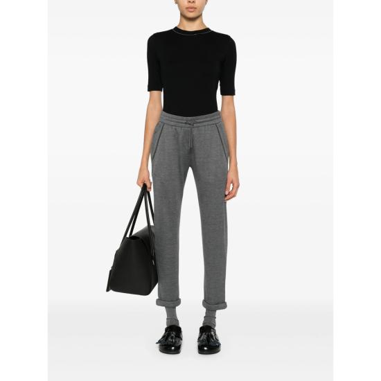 26FW 브루넬로 쿠치넬리 트레이닝/조거 팬츠 MP828SB899 C572 GREY - BRUNELLO CUCINELLI