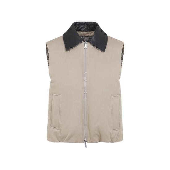 26FW 브루넬로 쿠치넬리 베스트 ML5977142P C631 NEUTRALS