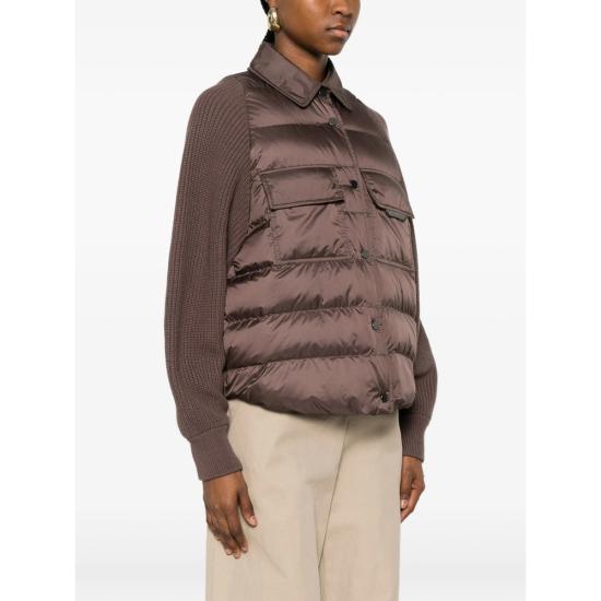 26FW 브루넬로 쿠치넬리 나일론 다운 재킷 MD5987696P C092 BROWN - BRUNELLO CUCINELLI