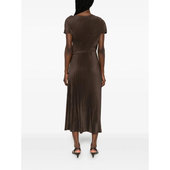 26SS 빈스 미디 원피스 V173184943 712 BROWN - VINCE