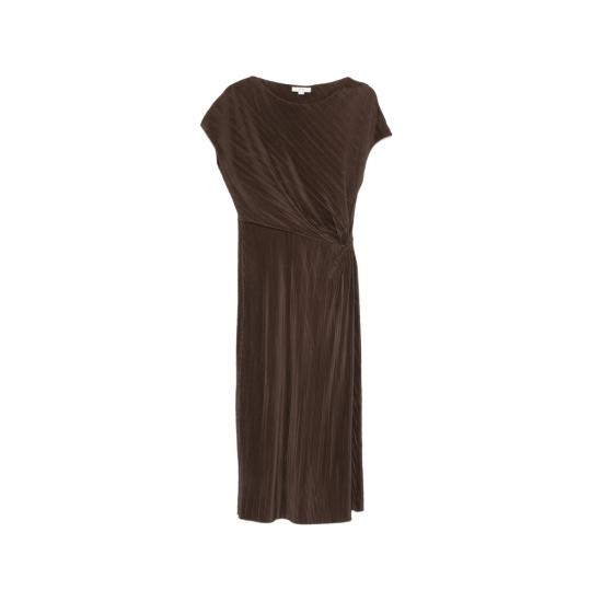 26SS 빈스 미디 원피스 V173184943 712 BROWN