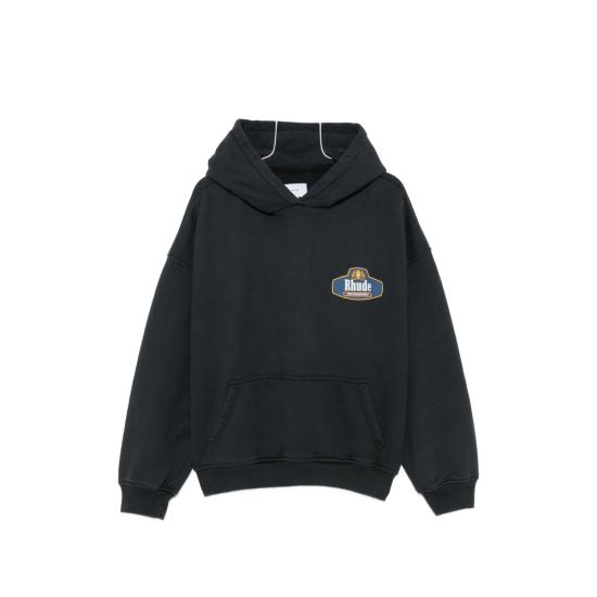 26SS 루드 후드 티셔츠 RHSS26HO07012 6189 BLACK