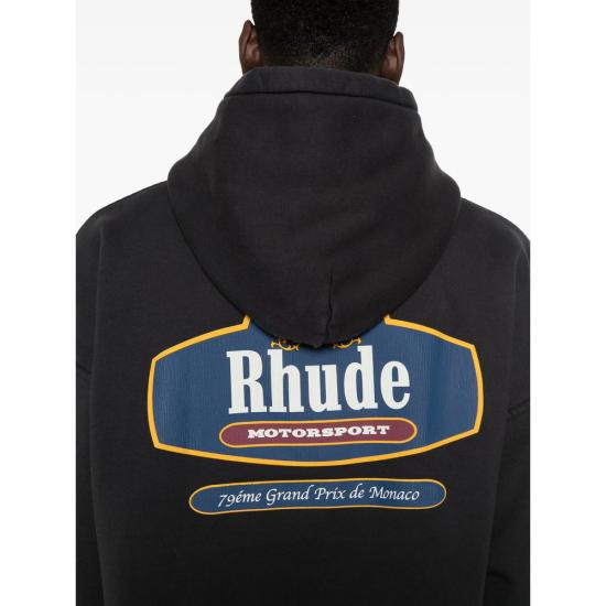 26SS 루드 후드 티셔츠 RHSS26HO07012 6189 BLACK - RHUDE