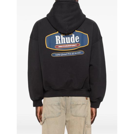 26SS 루드 후드 티셔츠 RHSS26HO07012 6189 BLACK - RHUDE