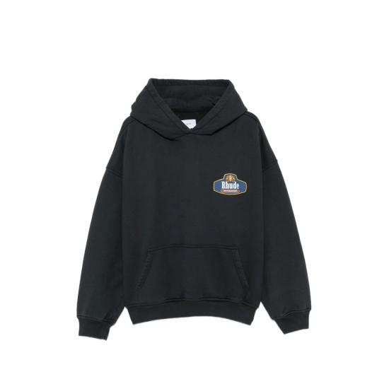 26SS 루드 후드 티셔츠 RHSS26HO07012 6189 BLACK