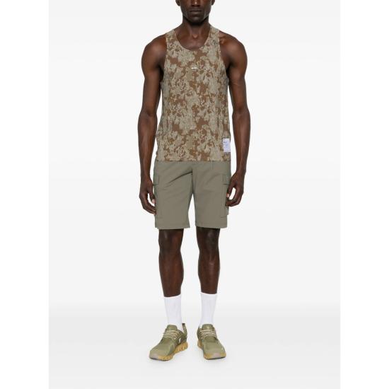 26SS 새티스파이 민소매 티셔츠 11146 59F01 CAMO BROWN NEUTRALS - SATISFY