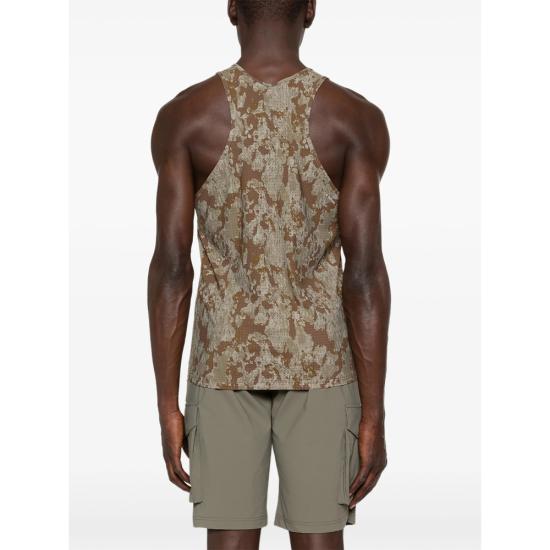 26SS 새티스파이 민소매 티셔츠 11146 59F01 CAMO BROWN NEUTRALS - SATISFY