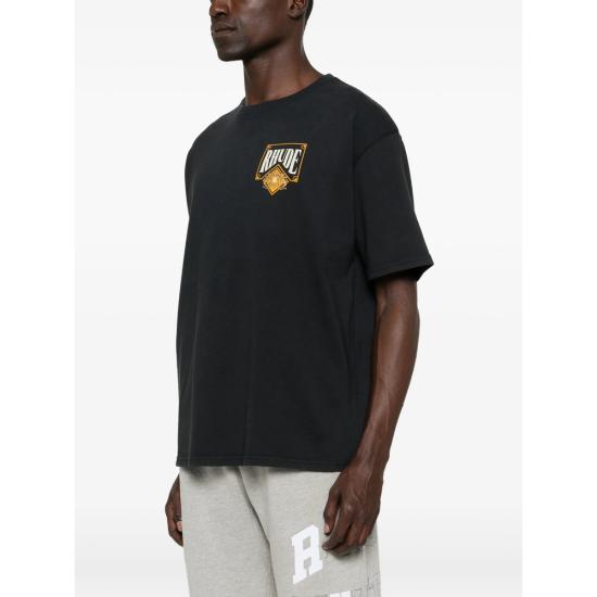 26SS 루드 반팔 티셔츠 RHSS26TT02012 6185 BLACK - RHUDE