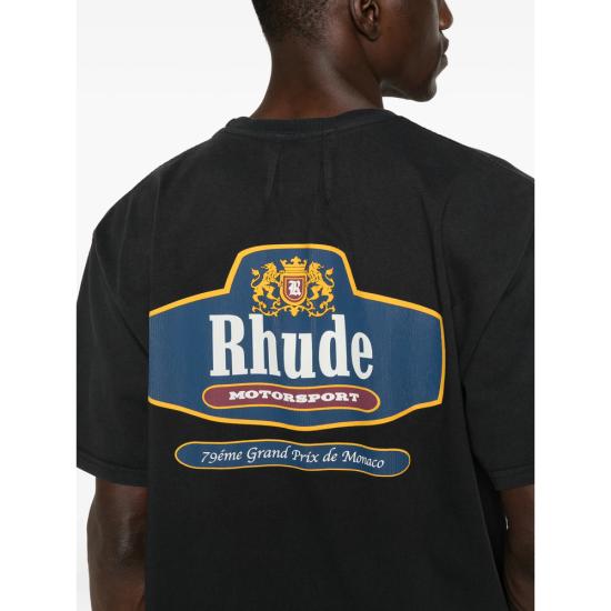 26SS 루드 반팔 티셔츠 RHSS26TT04012 6189 BLACK - RHUDE