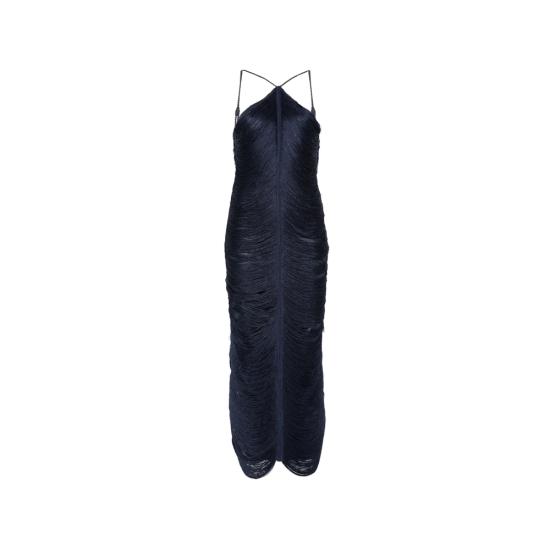 26SS 블레스 롱 원피스 JADE DKBLU BLUE