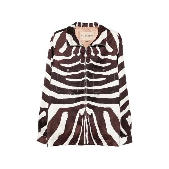 26SS 발렌티노 가라바니 자켓 8V0CIR15BEW 0HX BROWN WHITE