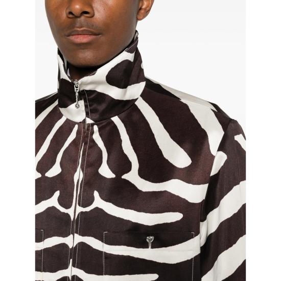 26SS 발렌티노 가라바니 자켓 8V0CIR15BEW 0HX BROWN WHITE - VALENTINO GARAVANI