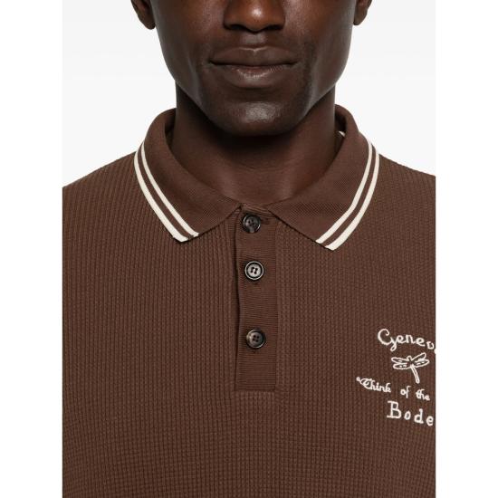 26SS 보디 폴로 티셔츠 MRS26CS010 DKBRO BROWN - BODE