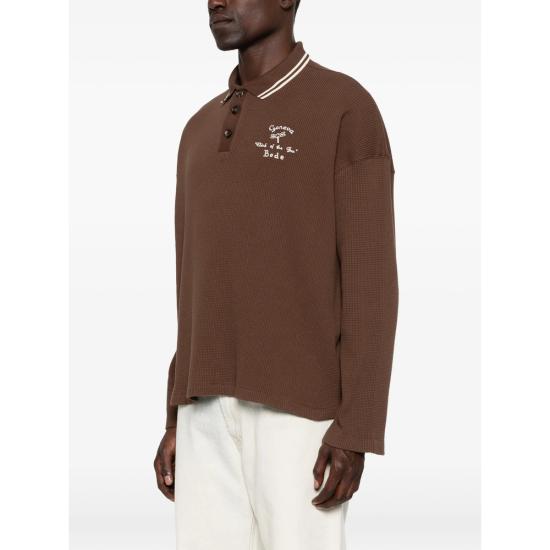 26SS 보디 폴로 티셔츠 MRS26CS010 DKBRO BROWN - BODE