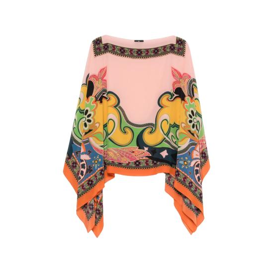 26SS 에트로 케이프 AKI79 WRJA0027 X0870 PINK YELLOW