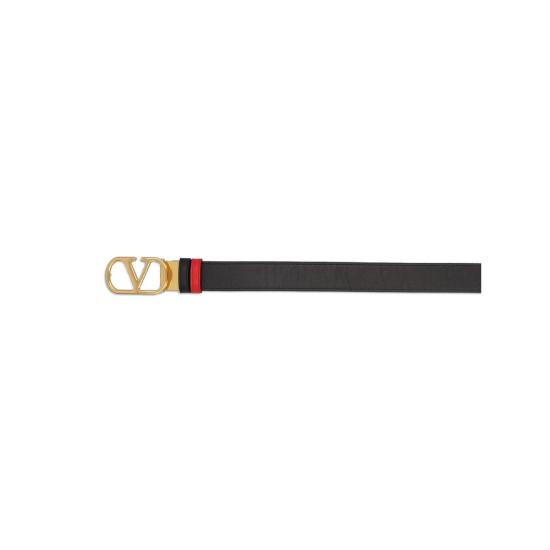 26SS 발렌티노 가라바니 레귤러 벨트 8W0T0SQ3IYR 0SM BLACK RED - VALENTINO GARAVANI