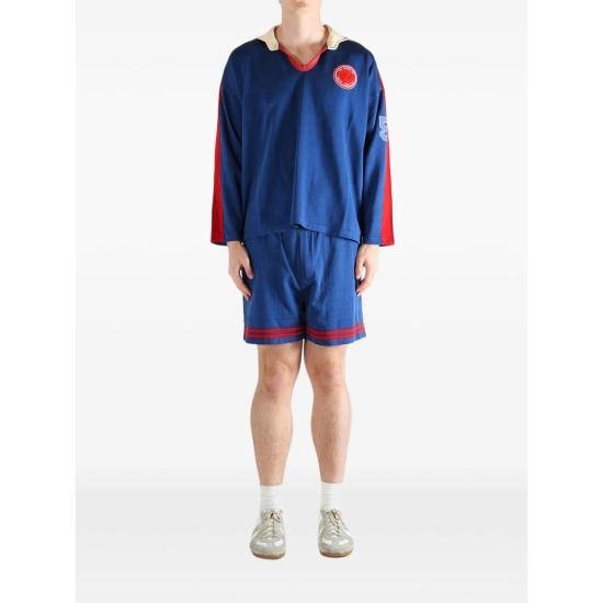 26SS 보디 긴팔 티셔츠 MRS26CS002 BLUE BLUE RED - BODE