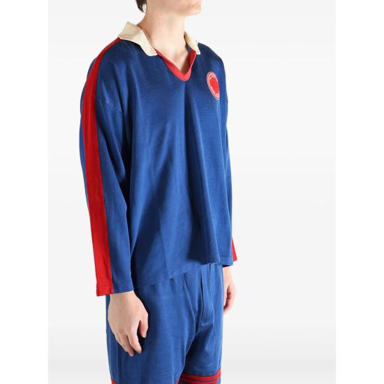 26SS 보디 긴팔 티셔츠 MRS26CS002 BLUE BLUE RED - BODE