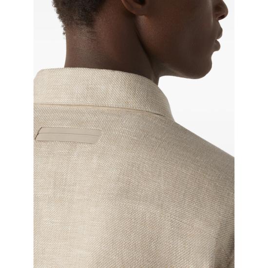 26SS 에르메네질도제냐 긴팔 셔츠 RUHV75A3 SOT52 N03G NEUTRALS - ERMENEGILDO ZEGNA