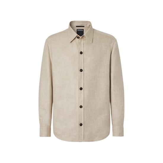 26SS 에르메네질도제냐 긴팔 셔츠 RUHV75A3 SOT52 N03G NEUTRALS