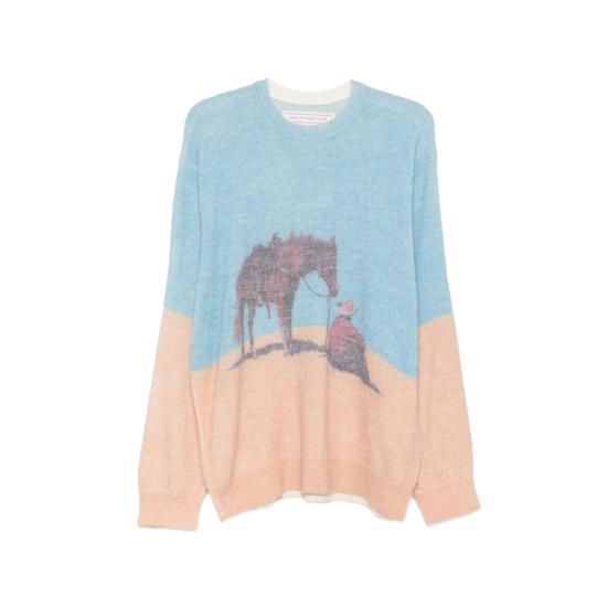 26SS 원오브디즈데이스 스웨터 01D 07 020 MULTI BLUE NEUTRALS