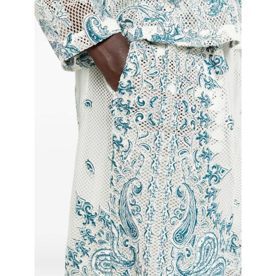 26SS 타크 숏팬츠 PT041 WHITE WHITE BLUE - TAAKK