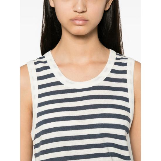 26SS 마제스틱필라쳐 민소매 티셔츠 M611 FDE192 003 BLUE WHITE - MAJESTIC FILATURES