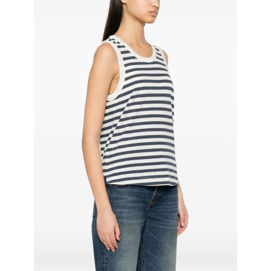 26SS 마제스틱필라쳐 민소매 티셔츠 M611 FDE192 003 BLUE WHITE - MAJESTIC FILATURES