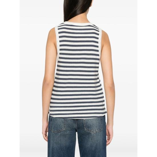 26SS 마제스틱필라쳐 민소매 티셔츠 M611 FDE192 003 BLUE WHITE - MAJESTIC FILATURES