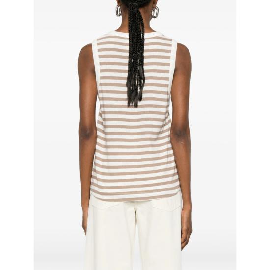 26SS 마제스틱필라쳐 민소매 티셔츠 M611 FDE192 1076 WHITE NEUTRALS - MAJESTIC FILATURES