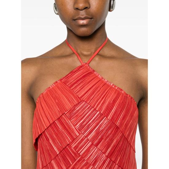 26SS 컬트 가이아 롱 원피스 DR3723PE3132 PATRIZIA CANYO RED - CULT GAIA