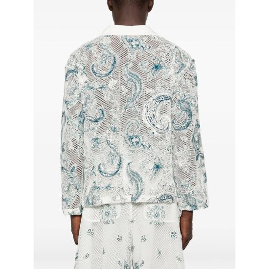 26SS 타크 긴팔 셔츠 JR139 WHITE WHITE BLUE - TAAKK