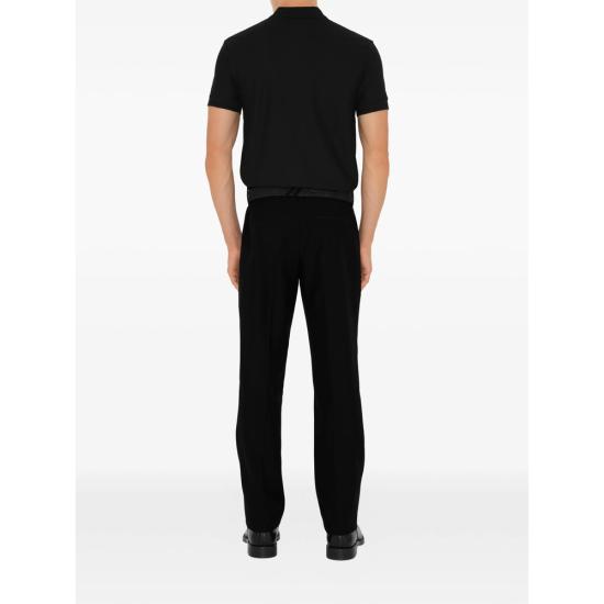 26SS 버버리 코튼 폴로셔츠 8126917 EDDIE EKD A1189 BLACK - BURBERRY