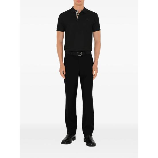 26SS 버버리 코튼 폴로셔츠 8126917 EDDIE EKD A1189 BLACK - BURBERRY