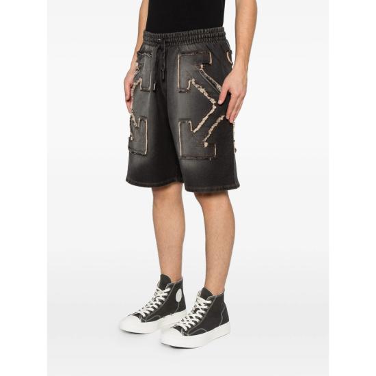 26SS 오프화이트 숏팬츠 44MCI013S26 D001 009 GREY - OFF WHITE