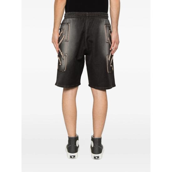 26SS 오프화이트 숏팬츠 44MCI013S26 D001 009 GREY - OFF WHITE