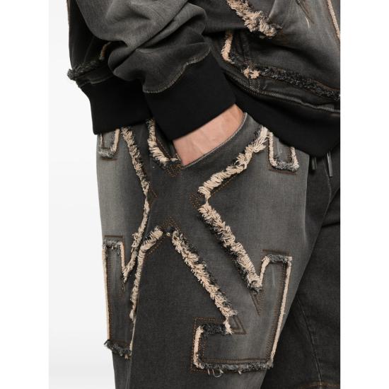 26SS 오프화이트 숏팬츠 44MCI013S26 D001 009 GREY - OFF WHITE