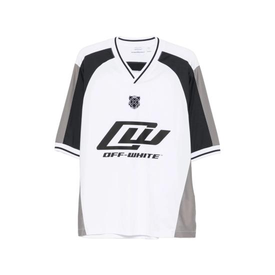 26SS 오프화이트 반팔 티셔츠 44MAD013S26 J003 100 WHITE