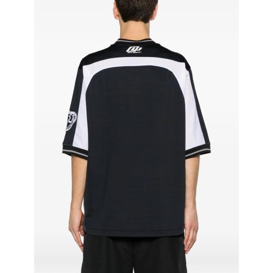 26SS 오프화이트 반팔 티셔츠 44MAD013S26 J001 001 BLACK - OFF WHITE