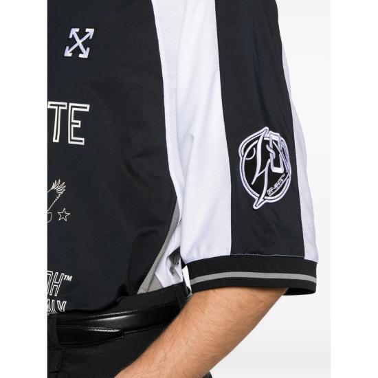 26SS 오프화이트 반팔 티셔츠 44MAD013S26 J001 001 BLACK - OFF WHITE