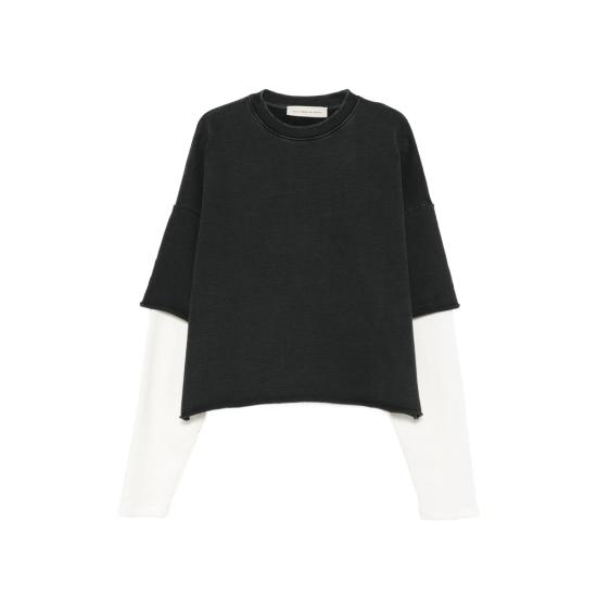 26SS 스테이 휴먼 온 어스 스웨터 S26 023 STWBK BLACK WHITE