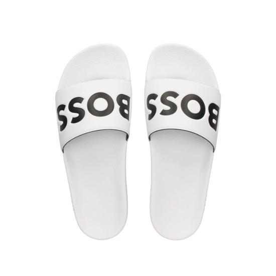 26SS 보스 뮬/슬리퍼 50536835 101 WHITE - BOSS