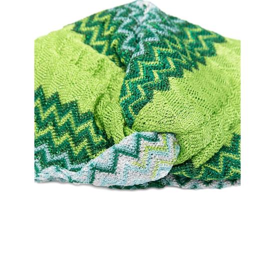 26SS 미소니 모자 TA00VMDA506 0004 GREEN BLUE - MISSONI