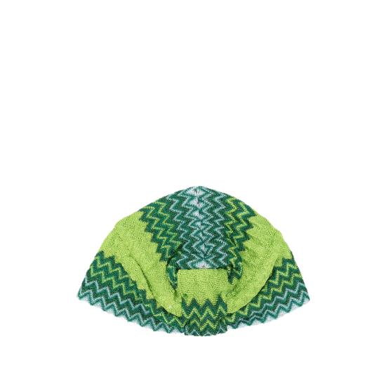 26SS 미소니 모자 TA00VMDA506 0004 GREEN BLUE - MISSONI