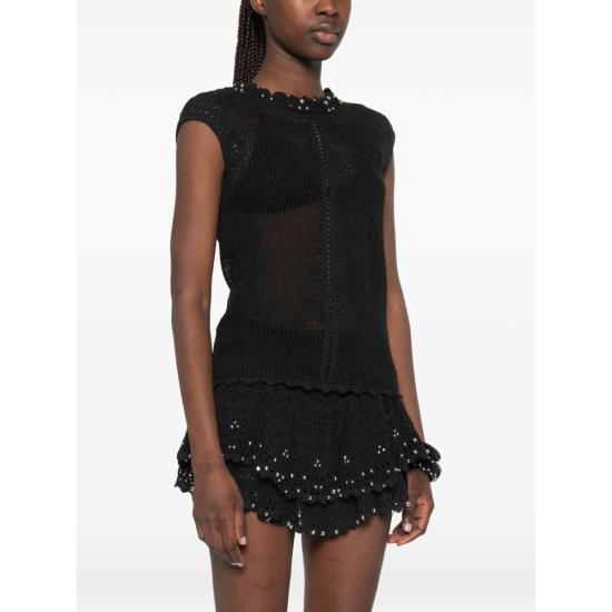 26SS 이자벨마랑 민소매 티셔츠 D2L13I PU0908FA 01BK BLACK - ISABEL MARANT