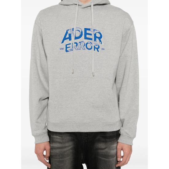 26SS 아더에러 후드 티셔츠 BN25FYHD0101GR GREY - ADER ERROR